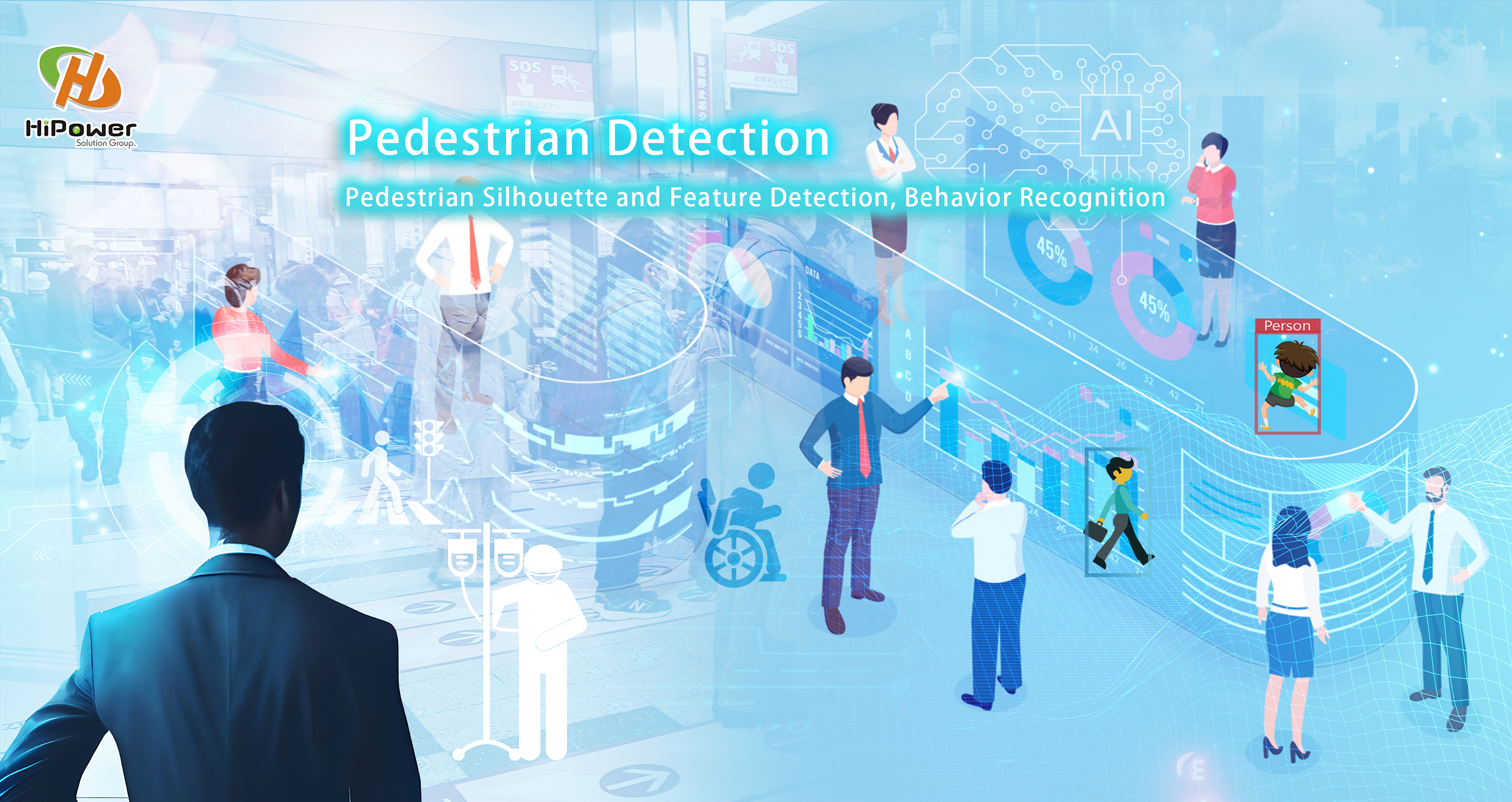 Pedestrian Silhouette and Feature Detection, Behavior Recognition